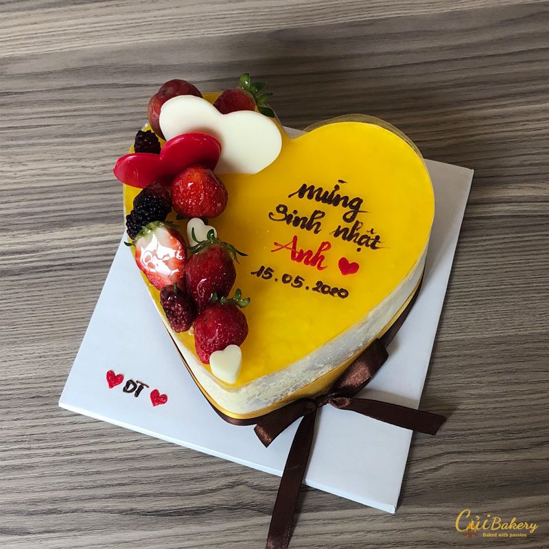 Mẫu Bánh Mousse Chanh Dây - MCD008