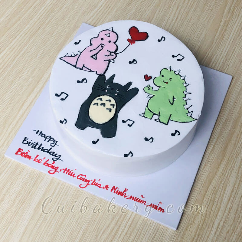 Mẫu Bánh Vẽ Hình - MVH0027