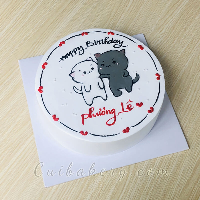 Mẫu Bánh Vẽ Hình - MVH028