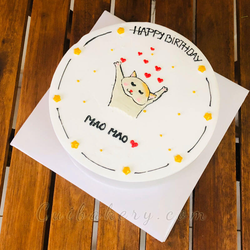 Mẫu Bánh Vẽ Hình - MVH039