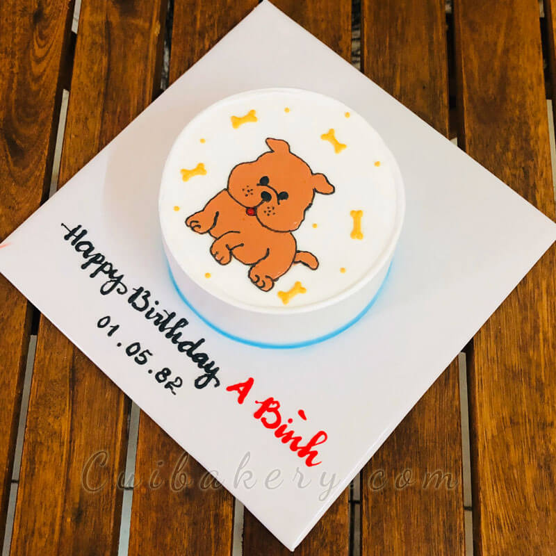 Mẫu Bánh Vẽ Hình - MVH047