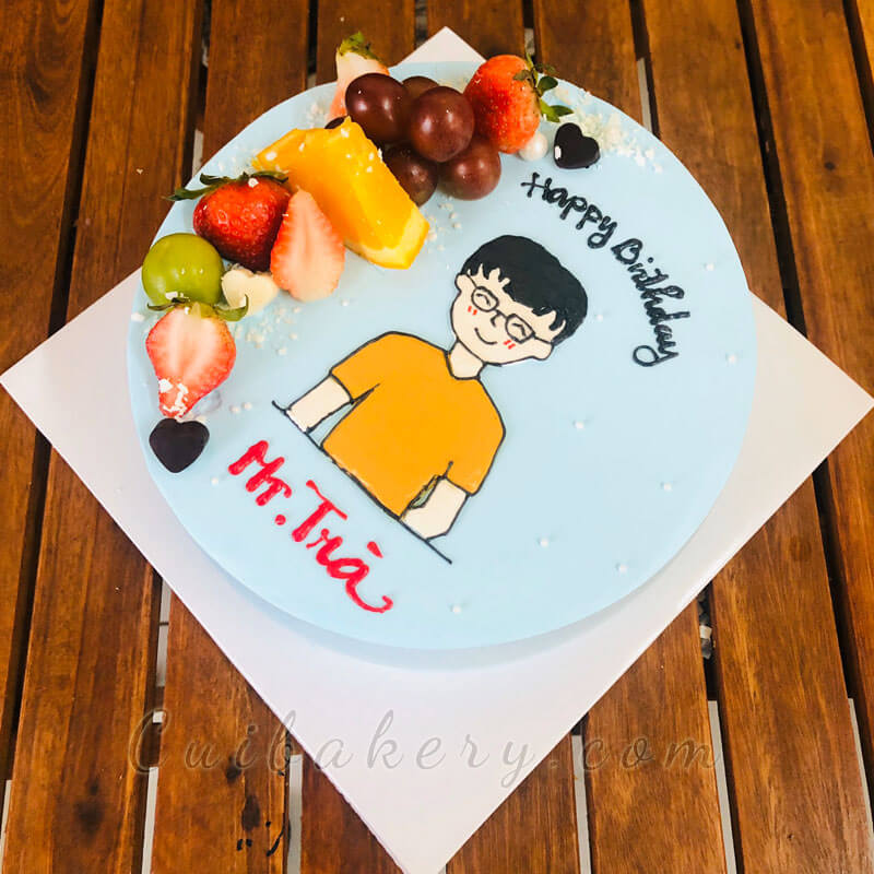 Mẫu Bánh Vẽ Hình - MVH049