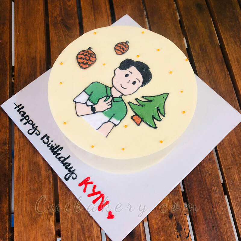 Mẫu Bánh Vẽ Hình - MVH050