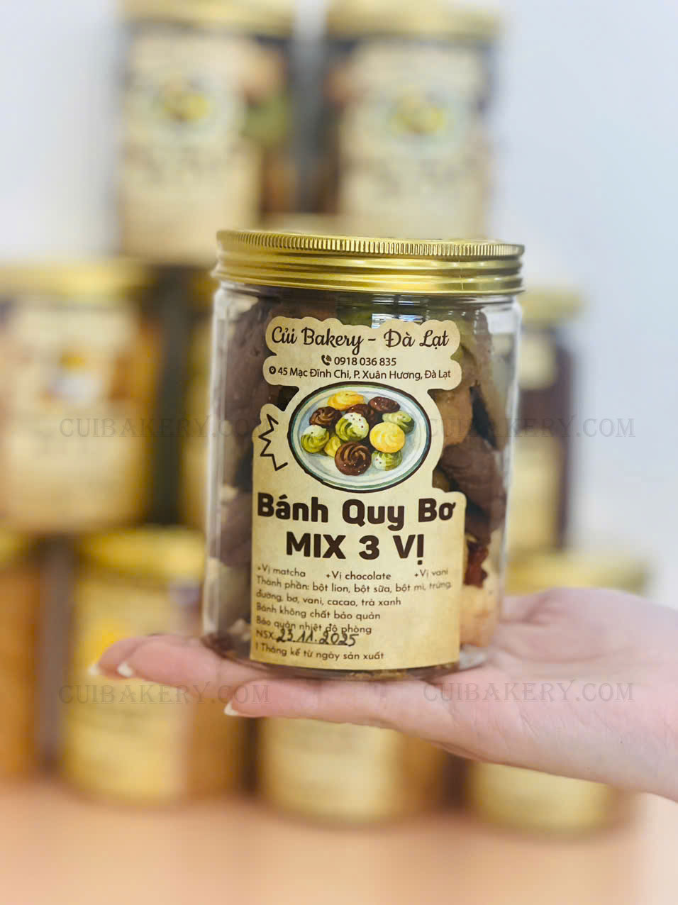 Bánh Lưỡi Mèo Mix 3 Vị