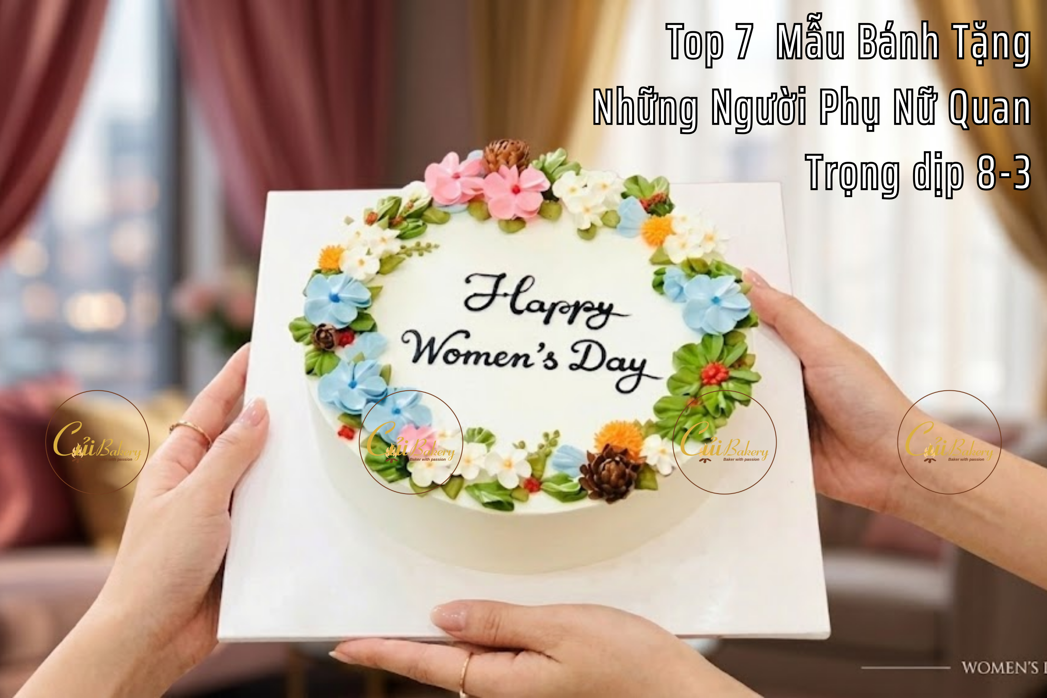 Tìm Kiếm Mẫu Bánh Kem 8/3 Tại Đà Lạt? Gợi Ý 7 Mẫu Bánh Đẹp Tặng Mẹ, Vợ | Củi Bakery