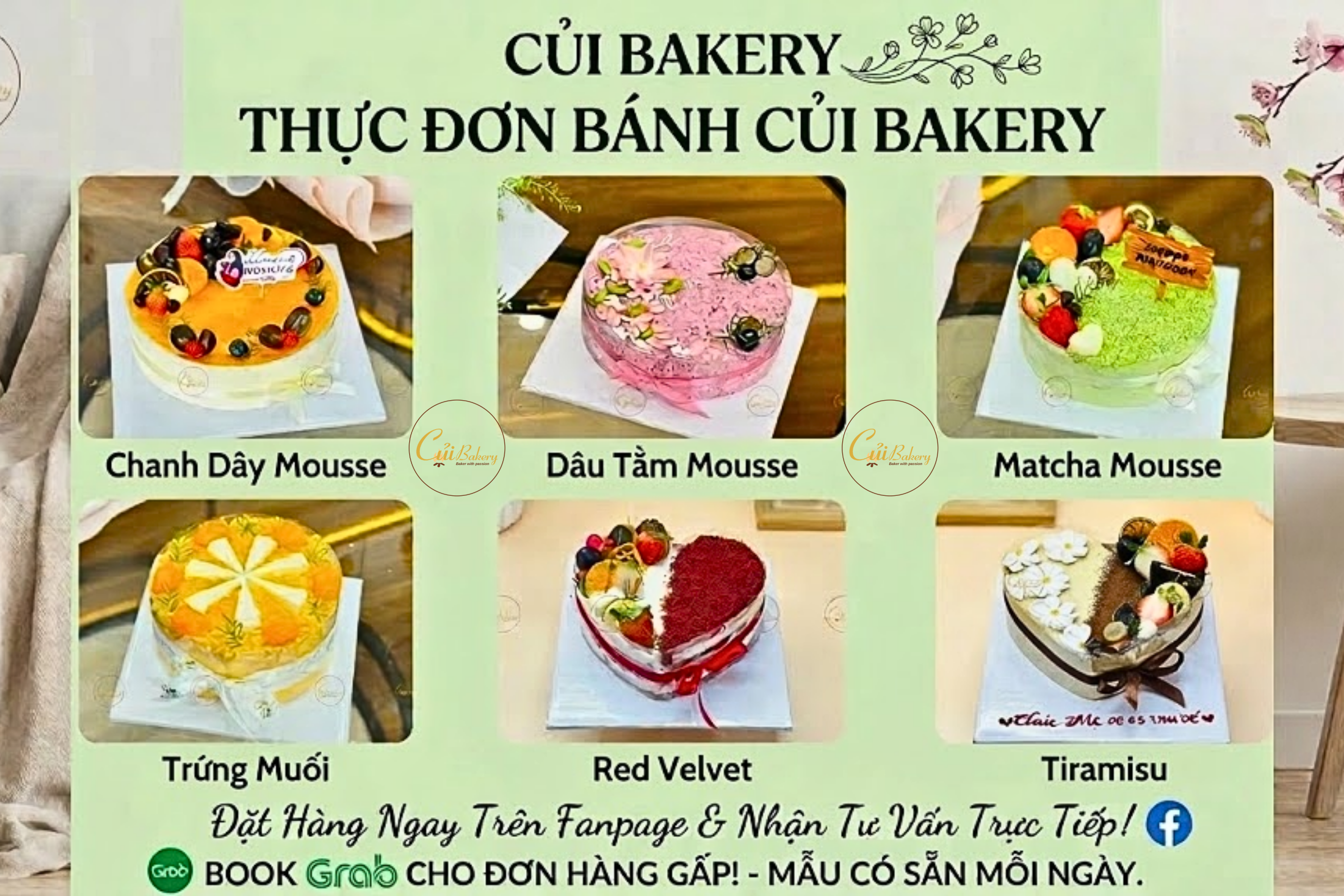 Các Mẫu Bánh Mousse Sinh Nhật Bắt Mắt Tại Đà Lạt - Củi Bakery