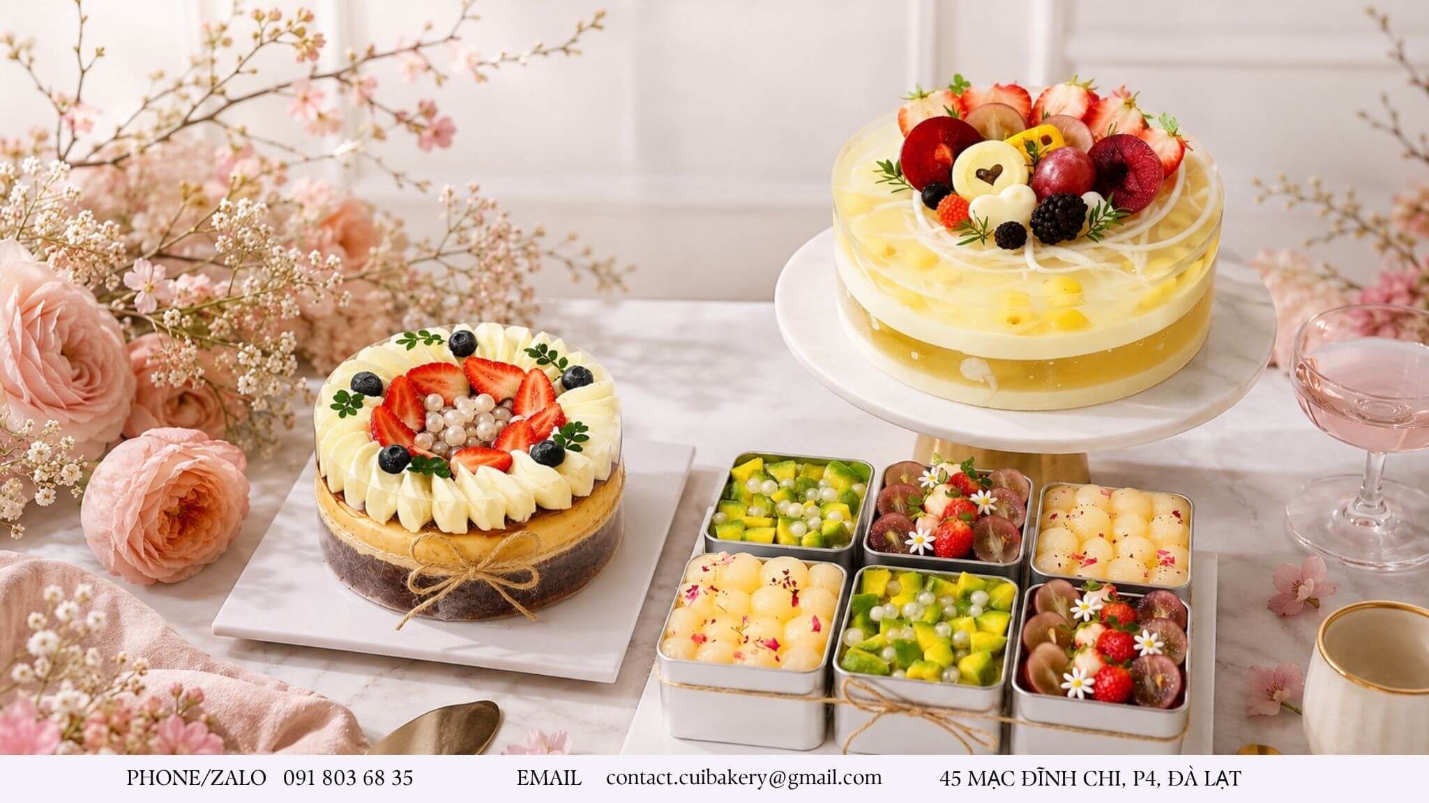 Top 4 Bánh Sinh Nhật Không Ngấy, Ít Ngọt Tuyệt Ngon Tại Đà Lạt