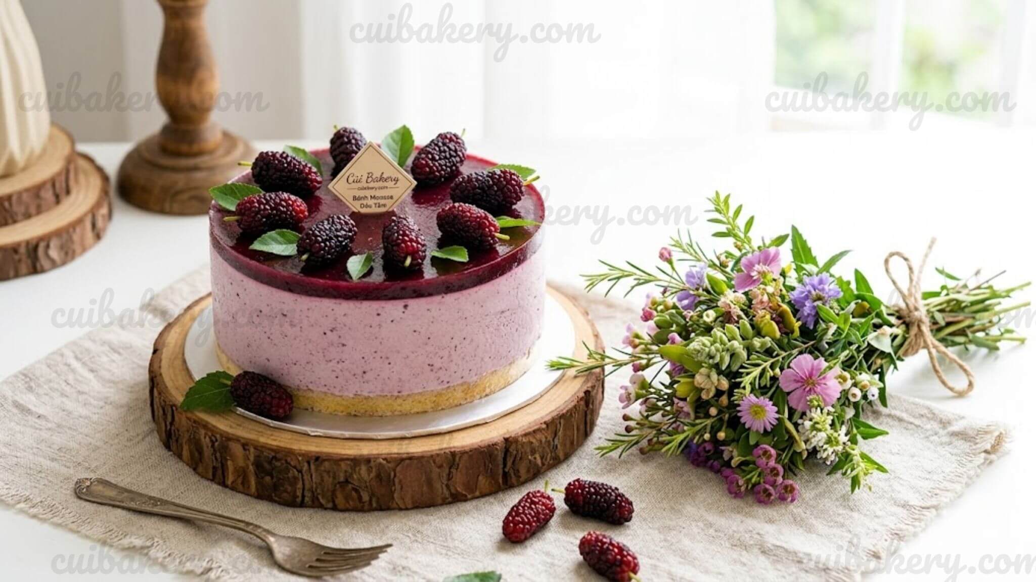 Mousse Dâu Tằm Củi Bakery - Nói Không Với Siro Công Nghiệp Đà Lạt