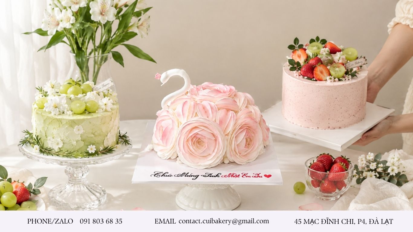 Bánh Kem Theo Yêu Cầu Đà Lạt: Những Mẫu Đặc Biệt Tại Củi Bakery