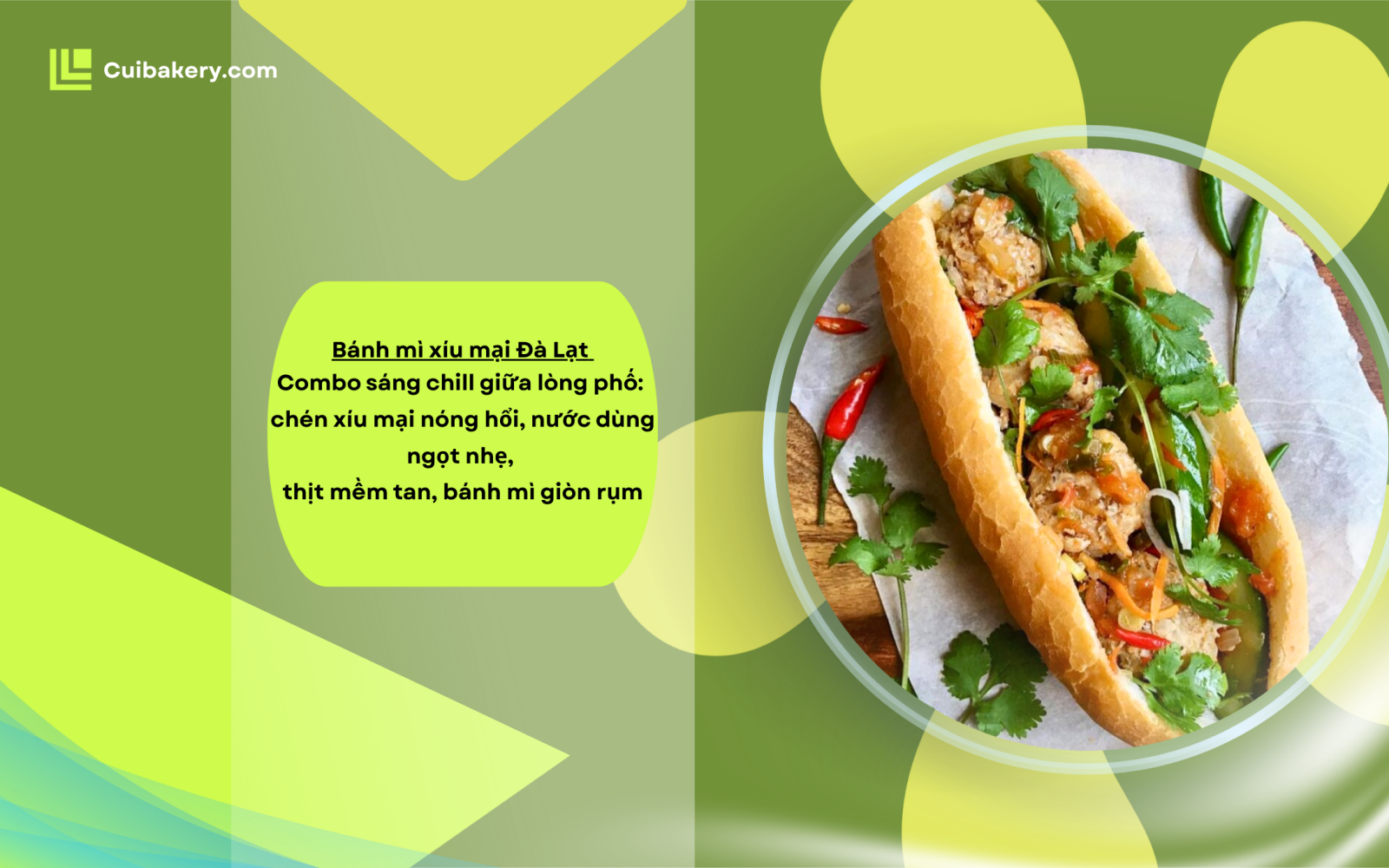 bánh canh Đà Lạt, bánh cuốn ống lá dứa Đà Lạt, bánh ngọt Đà Lạt