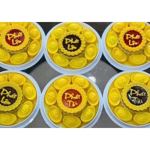 Mẫu bánh kem hũ vàng - MHV018